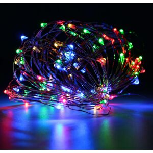 GreenZech (Multicolor) Battery Powered 10M Waterproof Copper Wire Black Shell Fairy String GreenZech (Multicolor) Battery Powered 10M Waterproof Copper Wire Black Shell Fairy String
