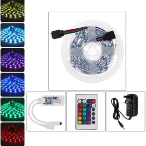 GreenZech (US Plug) 5M 5050SMD Non-waterproof RGB LED Strip Light with 24Keys Remote Contr GreenZech (US Plug) 5M 5050SMD Non-waterproof RGB LED Strip Light with 24Keys Remote Contr