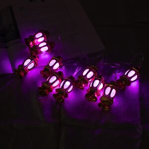 GreenZech (Purple) 1.65M Gold Oil Lamp Battery Powered 10LED Fairy String Light for Holida GreenZech (Purple) 1.65M Gold Oil Lamp Battery Powered 10LED Fairy String Light for Holida