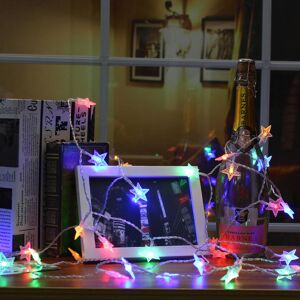 GreenZech (Colorful) 5M 40LEDs Plug-In Colorful Warm White Pure White Star Fairy String Li GreenZech (Colorful) 5M 40LEDs Plug-In Colorful Warm White Pure White Star Fairy String Li