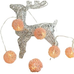 GreenZech (1.5M) 1.5M 3M Battery Operated Rose Gold Ball Shaped LED String Light for Chris GreenZech (1.5M) 1.5M 3M Battery Operated Rose Gold Ball Shaped LED String Light for Chris