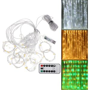GreenZech (Colourful Light) 3M*1M 100LED Fairy String Curtain Window Light USB Twinkle Chr GreenZech (Colourful Light) 3M*1M 100LED Fairy String Curtain Window Light USB Twinkle Chr