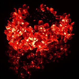 GreenZech (Red) 10M 100 LED Silver Wire Waterproof Fairy String Light Xmas Lamp With Adapt GreenZech (Red) 10M 100 LED Silver Wire Waterproof Fairy String Light Xmas Lamp With Adapt