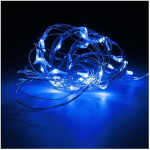 GreenZech (Blue) 10M 100 LED Silver Wire Fairy String Light Battery Powered Waterproof Chr GreenZech (Blue) 10M 100 LED Silver Wire Fairy String Light Battery Powered Waterproof Chr