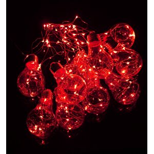 GreenZech (Red) 4M 10LEDs Bulb Shaped Indoor Outdoor Fairy String Light for Christmas Part GreenZech (Red) 4M 10LEDs Bulb Shaped Indoor Outdoor Fairy String Light for Christmas Part