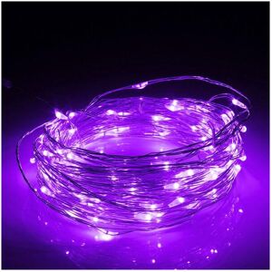 GreenZech (Purple) 12V 5M 50LED Silver Wire Christmas String Fairy Light Remote Controller GreenZech (Purple) 12V 5M 50LED Silver Wire Christmas String Fairy Light Remote Controller