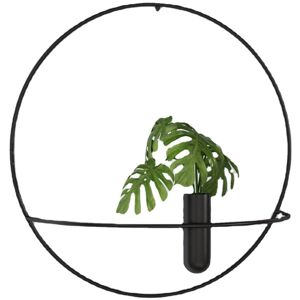 GreenZech (Black) 3D Metal Candlestick Wall Hanging Geometric Round Candle Holder Home Dec GreenZech (Black) 3D Metal Candlestick Wall Hanging Geometric Round Candle Holder Home Dec