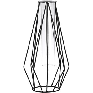 GreenZech (#2) Flower Vase Holder Plant Display with Iron Stand and Glass Tube for Hydropo GreenZech (#2) Flower Vase Holder Plant Display with Iron Stand and Glass Tube for Hydropo