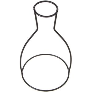 GreenZech (#2) Creative Metal Wire Vase Black Flower Rack Abstract Geometric Frame Home De GreenZech (#2) Creative Metal Wire Vase Black Flower Rack Abstract Geometric Frame Home De