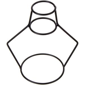 GreenZech (#6) Creative Metal Wire Vase Black Flower Rack Abstract Geometric Frame Home De GreenZech (#6) Creative Metal Wire Vase Black Flower Rack Abstract Geometric Frame Home De