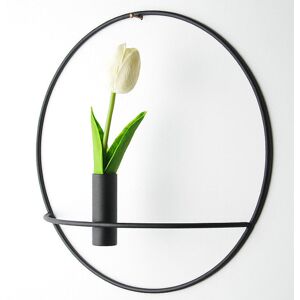 GreenZech (Black) 3D Geometric Wall Mounted Candle Holder Metal Tea Light Home Decor Candl GreenZech (Black) 3D Geometric Wall Mounted Candle Holder Metal Tea Light Home Decor Candl