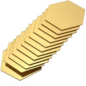 GreenZech 12pcs 3D Mirror Hexagon Vinyl Removable Wall Sticker Decal Home Decor Art DIY GreenZech 12pcs 3D Mirror Hexagon Vinyl Removable Wall Sticker Decal Home Decor Art DIY