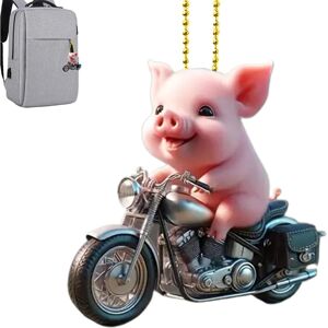 Unbranded (F) Swing Hog Pendant,Lucky Hog Accessories Ornament - Acrylic 2D Funny Hog Chri Unbranded (F) Swing Hog Pendant,Lucky Hog Accessories Ornament - Acrylic 2D Funny Hog Chri