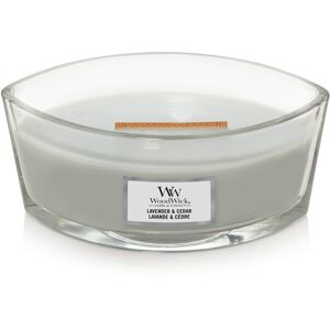 WoodWick Ellipse Scented Candle with Crackling Wick Lavender & Cedar Up to 5 WoodWick Ellipse Scented Candle with Crackling Wick Lavender & Cedar Up to 5