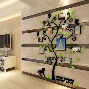 GreenZech (Green) Removable Family Photo Frame Tree Sticker Living Room Wall Decals DIY Wa GreenZech (Green) Removable Family Photo Frame Tree Sticker Living Room Wall Decals DIY Wa