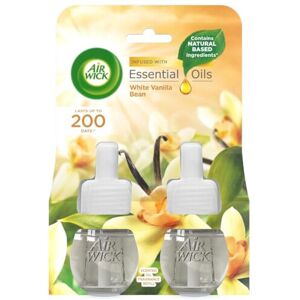 Air Wick Liquid Electrical Twin Refill EO White Vanilla Bean,Pack 2 x 19 ml (Pac Air Wick Liquid Electrical Twin Refill EO White Vanilla Bean,Pack 2 x 19 ml (Pac
