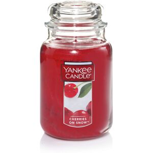 Yankee Candle Cherries On Snow Scented Classic 22oz Large Jar Single Wick Candl Yankee Candle Cherries On Snow Scented Classic 22oz Large Jar Single Wick Candl