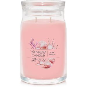 Yankee Candle Pink Sands Scented Signature 20oz Large Jar 2-Wick Candle Over 6 Yankee Candle Pink Sands Scented Signature 20oz Large Jar 2-Wick Candle Over 6