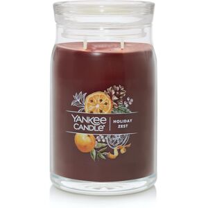 Yankee Candle Holiday Zest Scented Signature 20oz Large Jar 2-Wick Candle Over Yankee Candle Holiday Zest Scented Signature 20oz Large Jar 2-Wick Candle Over