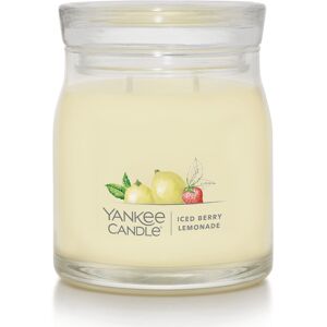 Yankee Candle Iced Berry Lemonade Scented Signature 13oz Medium Jar 2-Wick Cand Yankee Candle Iced Berry Lemonade Scented Signature 13oz Medium Jar 2-Wick Cand