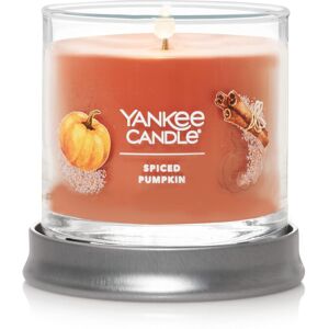 Yankee Candle Spiced Pumpkin Scented Signature 4.3oz Small Tumbler Single Wick Yankee Candle Spiced Pumpkin Scented Signature 4.3oz Small Tumbler Single Wick