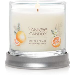 Yankee Candle White Spruce & Grapefruit Scented Signature 4.3oz Small Tumbler S Yankee Candle White Spruce & Grapefruit Scented Signature 4.3oz Small Tumbler S