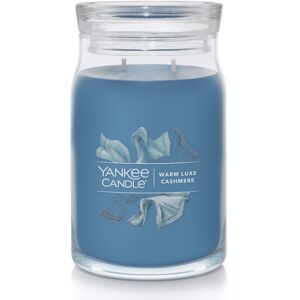 Yankee Candle Warm Luxe Cashmere Scented Signature 20oz Large Jar 2-Wick Candle Yankee Candle Warm Luxe Cashmere Scented Signature 20oz Large Jar 2-Wick Candle
