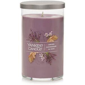 Yankee Candle Dried Lavender & Oak Signature Medium Pillar Candle - 14.25oz Med Yankee Candle Dried Lavender & Oak Signature Medium Pillar Candle - 14.25oz Med