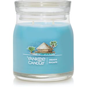 Yankee Candle Beach Escape Scented Signature 13oz Medium Jar 2-Wick Candle Ove Yankee Candle Beach Escape Scented Signature 13oz Medium Jar 2-Wick Candle Ove