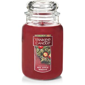 Yankee Candle Apple Wreath Scented Classic 22oz Large Jar Single Wick Candle O Yankee Candle Apple Wreath Scented Classic 22oz Large Jar Single Wick Candle O