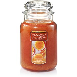 Yankee Candle Honey Clementine Scented Classic 22oz Large Jar Single Wick Aroma Yankee Candle Honey Clementine Scented Classic 22oz Large Jar Single Wick Aroma