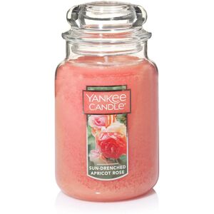Yankee Candle Sun-Drenched Apricot Rose Scented Classic 22oz Large Jar Single W Yankee Candle Sun-Drenched Apricot Rose Scented Classic 22oz Large Jar Single W