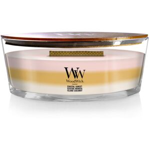 WoodWick Island Getaway Scented Trilogy Ellipse Candle Crackles at it Burns Up WoodWick Island Getaway Scented Trilogy Ellipse Candle Crackles at it Burns Up