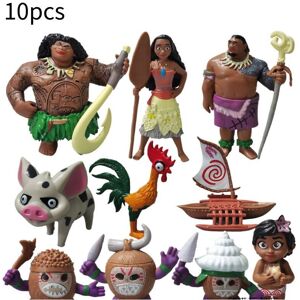 Unbranded (Style C) Figurine 10pcs Moana Anime Statuary Cake Ornament Christmas Toys Gifts Unbranded (Style C) Figurine 10pcs Moana Anime Statuary Cake Ornament Christmas Toys Gifts