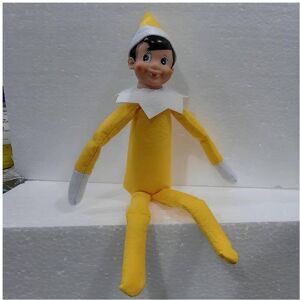 Unbranded (Yellow) On The Shelf 30cm Elf Doll Christmas Gift Tradition Toy Cute Decoration Unbranded (Yellow) On The Shelf 30cm Elf Doll Christmas Gift Tradition Toy Cute Decoration