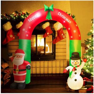 Unbranded Christmas Inflatable Festive Arch Decoration Glowing Santa Ornament Claus Yard Unbranded Christmas Inflatable Festive Arch Decoration Glowing Santa Ornament Claus Yard