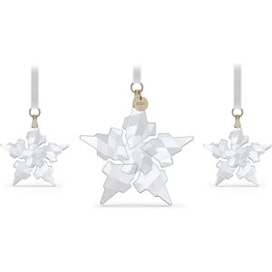 SWAROVSKI Christmas Ornament 2021 Annual Edition Set of 3 Clear Crystal SWAROVSKI Christmas Ornament 2021 Annual Edition Set of 3 Clear Crystal