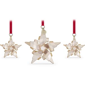 SWAROVSKI Christmas Ornament 2021 Annual Edition Festive Set of 3 Champagne SWAROVSKI Christmas Ornament 2021 Annual Edition Festive Set of 3 Champagne