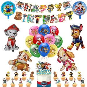 ETECHMART (1set, Other) Paw Patrol Balloons Cartoon Dog Ryder Chase Skye Ballons Happy Bir ETECHMART (1set, Other) Paw Patrol Balloons Cartoon Dog Ryder Chase Skye Ballons Happy Bir