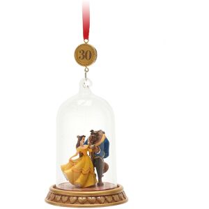 Disney Store Beauty & The Beast 30th Anniversary Legacy Hanging Christmas Orname Disney Store Beauty & The Beast 30th Anniversary Legacy Hanging Christmas Orname