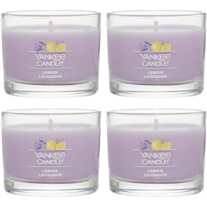 Yankee Candle Signature Votive Mini Candle Jar Lemon Lavender Scent Natural So Yankee Candle Signature Votive Mini Candle Jar Lemon Lavender Scent Natural So