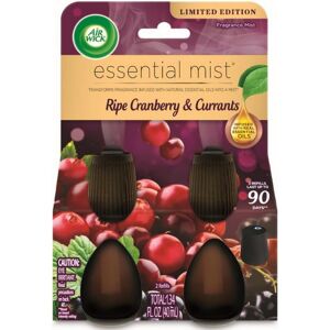 Air Wick Essential Mist - Twin Refill Ripe Cranberry & Currants 2 Refills Air Wick Essential Mist - Twin Refill Ripe Cranberry & Currants 2 Refills