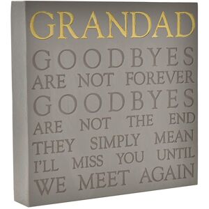 Celebrations Thoughts of You Memorial Square Plaque - Grandad Celebrations Thoughts of You Memorial Square Plaque - Grandad