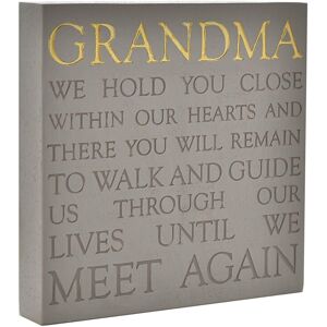 Celebrations Thoughts of You Memorial Square Plaque - Grandma Celebrations Thoughts of You Memorial Square Plaque - Grandma
