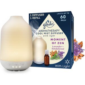 Glade Essential Oil Diffuser Holder & Refill, Cool Mist Aromatherapy Diffuser & Glade Essential Oil Diffuser Holder & Refill, Cool Mist Aromatherapy Diffuser &