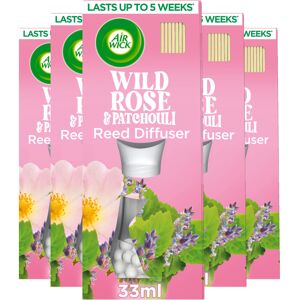 Air Wick Air Freshener Reed Diffuser Fragrance: Wild Rose and Patchouli Room Air Wick Air Freshener Reed Diffuser Fragrance: Wild Rose and Patchouli Room