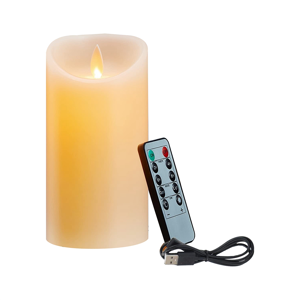 Torribaly LED Candles, Flickering Flameless Rechargeable Candle, Real Wax Candles with Rem Torribaly LED Candles, Flickering Flameless Rechargeable Candle, Real Wax Candles with Rem