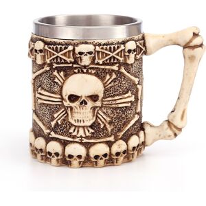 Unbranded (M002) Resin Crafts Skeleton Mug Halloween Easter Ornament Cup Unbranded (M002) Resin Crafts Skeleton Mug Halloween Easter Ornament Cup