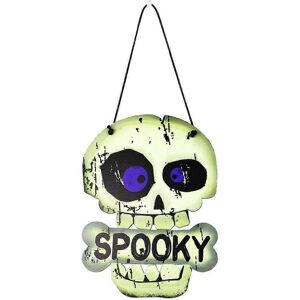 Kikidex (As show, One size) Halloween Wooden Pendant Candy Pumpkin Skull Spider Party Sc Kikidex (As show, One size) Halloween Wooden Pendant Candy Pumpkin Skull Spider Party Sc