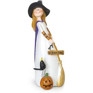 Kikidex (As show, One size) Halloween Witch Decorations Resin Desktop Ornament Home Deco Kikidex (As show, One size) Halloween Witch Decorations Resin Desktop Ornament Home Deco